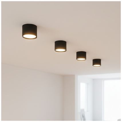 Spot OH12S 1xGX53/35W/230V 5 cm noir