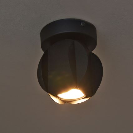 Spot orientable GAMBIT 1xGU10/10W/230V noir