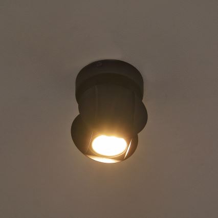 Spot orientable GAMBIT 1xGU10/10W/230V noir