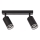 Spot orientable PIPE 2xGU10/10W/230V noir