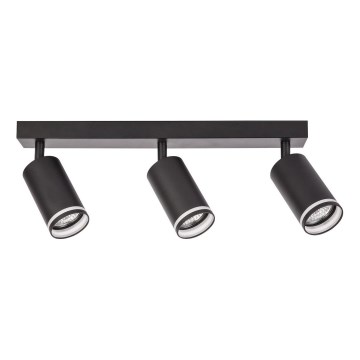 Spot PIPE 3xGU10/10W/230V noir
