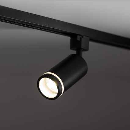 Spot pour système de rail monophasé JET RING 1xGU10/10W/230V noir