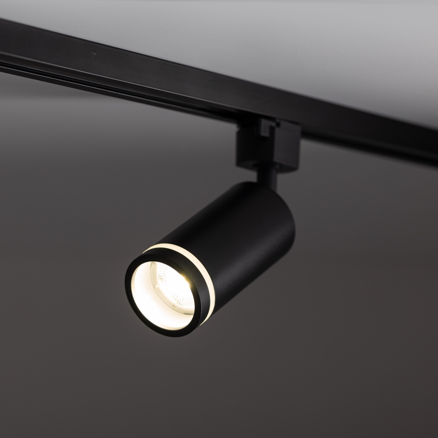 Spot pour système de rail monophasé JET RING 1xGU10/10W/230V noir