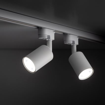 Spot pour système de rail monophasé TOP 1xGU10/10W/230V blanc