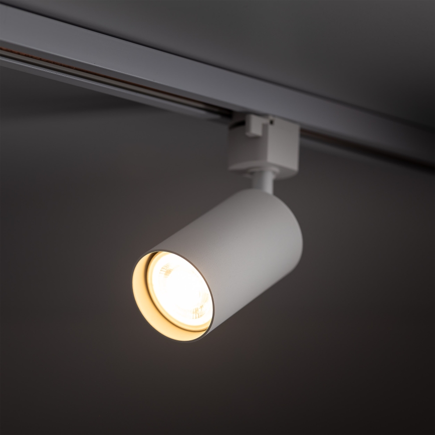 Spot pour système de rail monophasé TRACER 1xGU10/10W/230V blanc