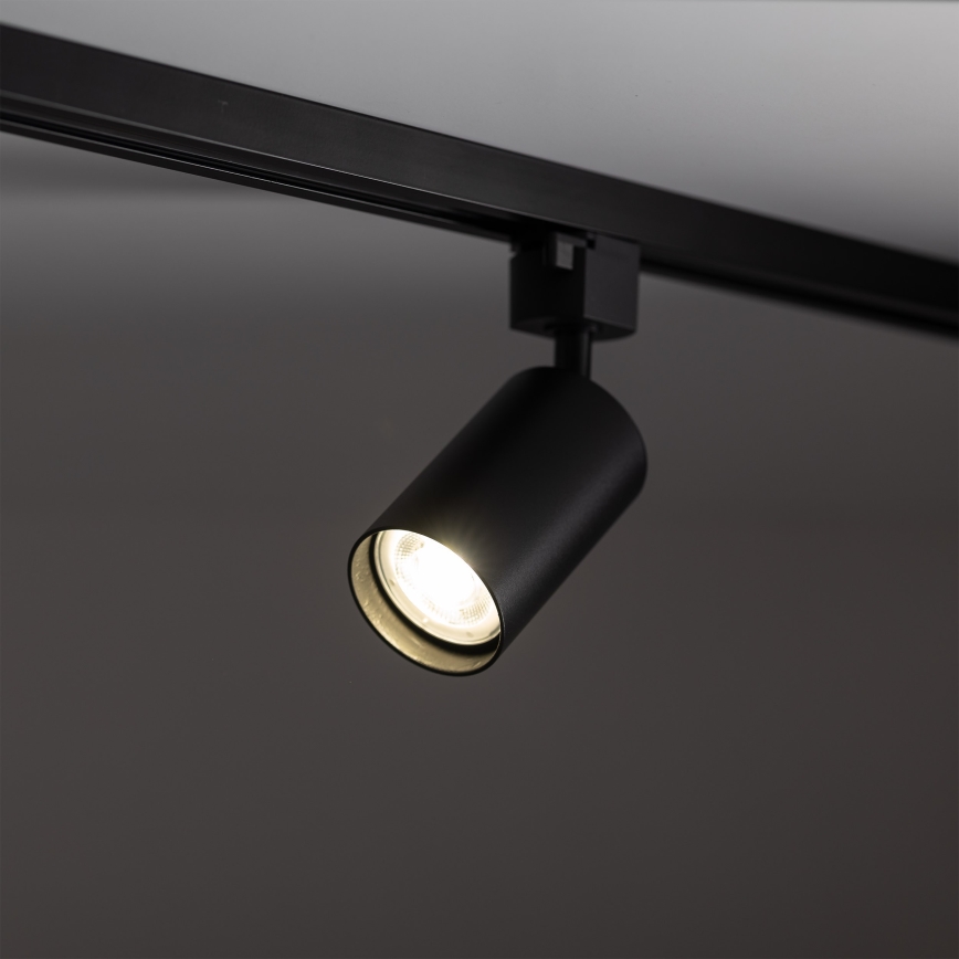 Spot pour système de rail monophasé TRACER 1xGU10/10W/230V noir