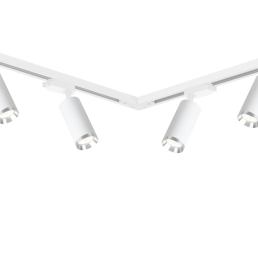 Spot pour système sur rail MICA 6xGU10/10W/230V blanc / chrome mat