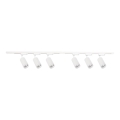 Spot pour système sur rail PIPE 6xGU10/10W/230V blanc