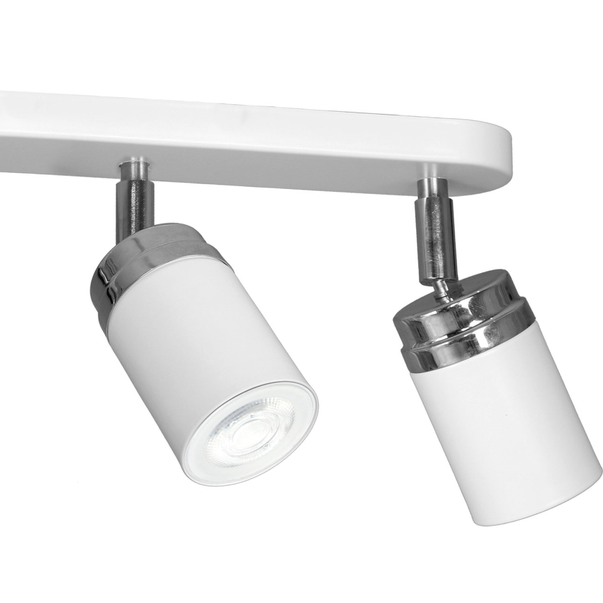 Spot RENO 3xGU10/8W/230V blanc/chrome brillant