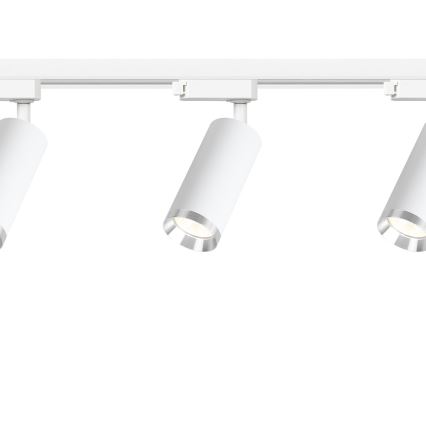 Spot sur rail MICA 3xGU10/10W/230V blanc/chrome mat