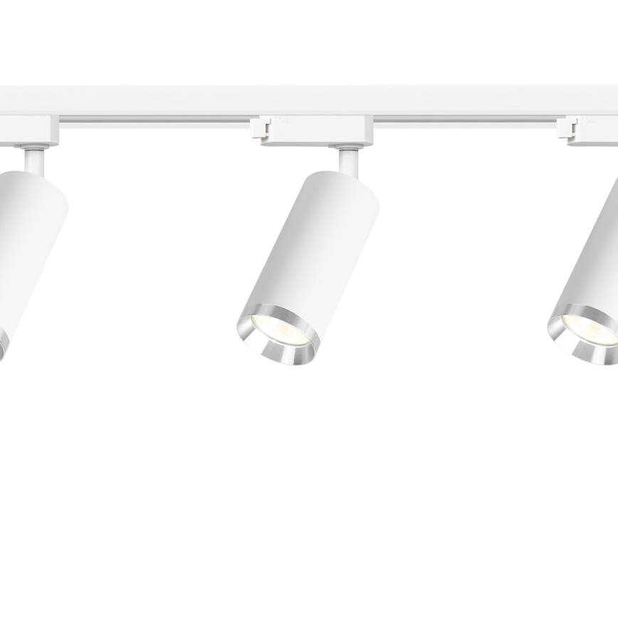 Spot sur rail MICA 3xGU10/10W/230V blanc/chrome mat