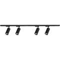 Spot sur rail MICA 4xGU10/10W/230V noir