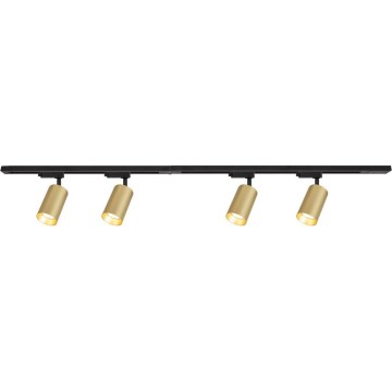 Spot sur rail PIPE 4xGU10/10W/230V doré/noir