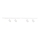 Spot sur rail VOLF 4xGU10/10W/230V blanc