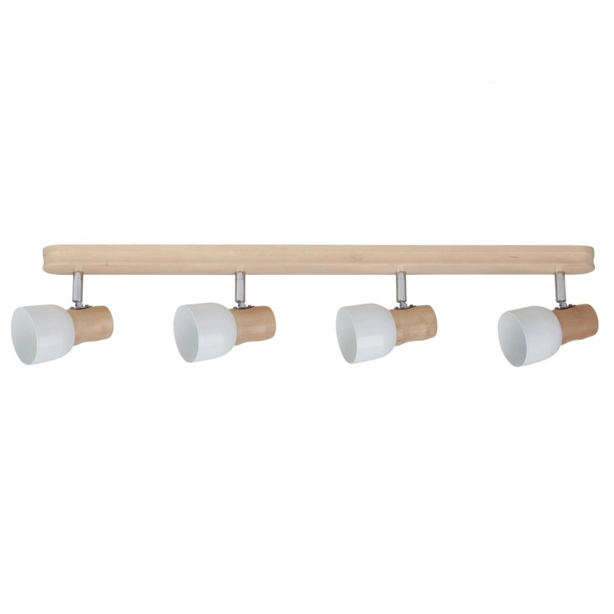 Spot SVANTJE 4xE14/40W/230V bouleau - certifié FSC