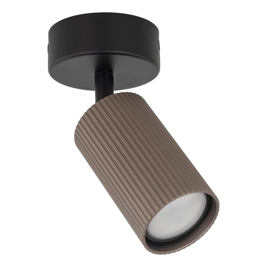 Spot TUNE 1xGU10/10W/230V noir/marron