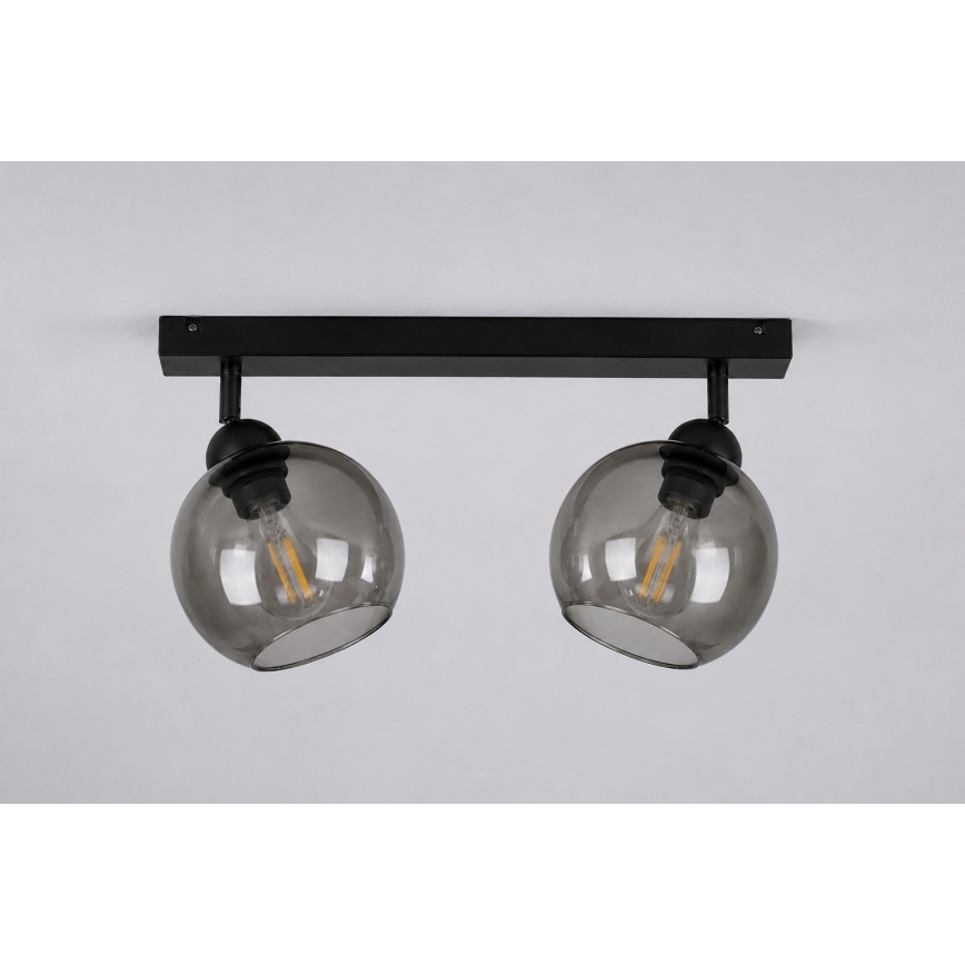 Spot UNO 2xE27/60W/230V noir