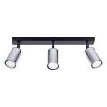 Spot WINX 3xGU10/10W/230V noir/chrome brillant