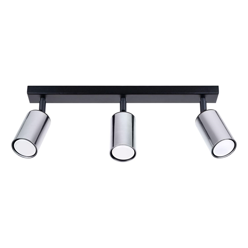 Spot WINX 3xGU10/10W/230V noir/chrome brillant