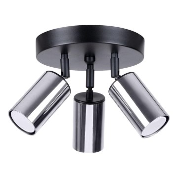 Spot WINX 3xGU10/10W/230V noir/chrome brillant