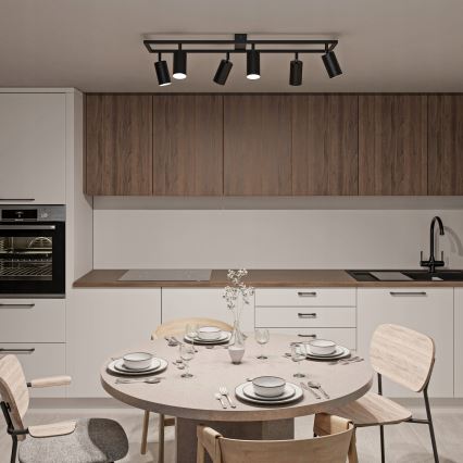 Spotleuchte 6xGU10/30W/230V schwarz