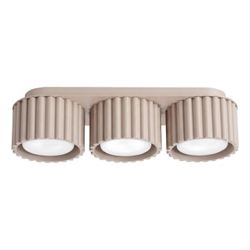 Spotleuchte AURA 3xGX53/10W/230V taupe