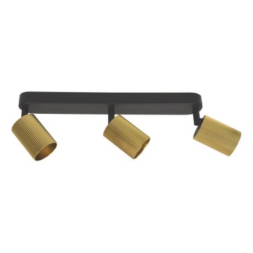 Spotleuchte ELAN 3xGU10/30W/230V Gold/Schwarz