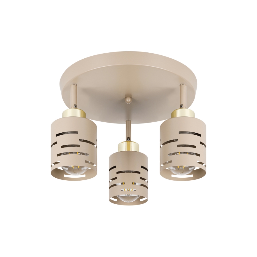 Spotleuchte ELEN 3xE27/35W/230V Beige/Gold