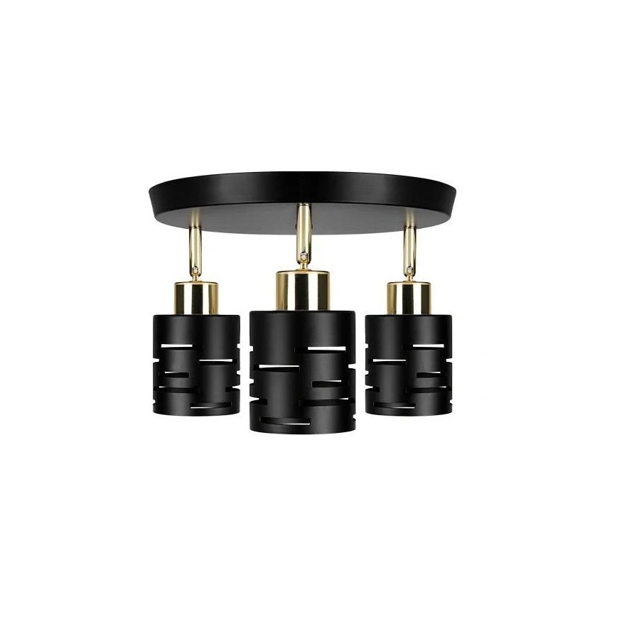 Spotleuchte ELEN 3xE27/35W/230V schwarz/gold