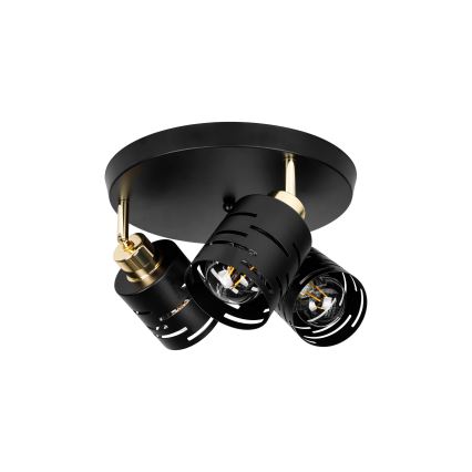 Spotleuchte ELEN 3xE27/35W/230V schwarz/gold