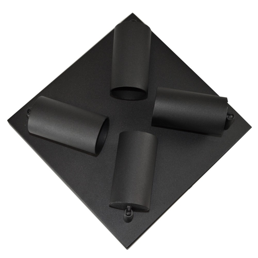 Spotleuchte FILO 4xGU10/30W/230V schwarz/gold