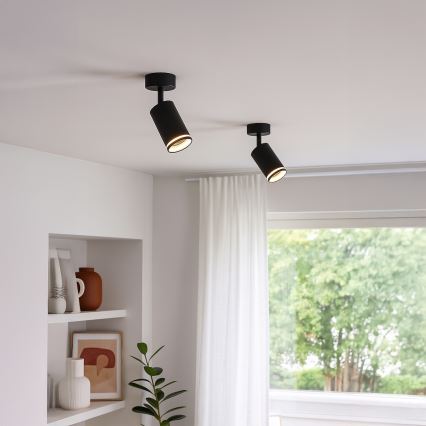 Spotleuchte PIPE 1xGU10/10W/230V schwarz