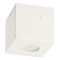 Spotleuchte QUAD 1xGU10/10W/230V Beton/Creme