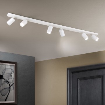 Spotleuchte SEAN 6xGU10/13W/230V weiß