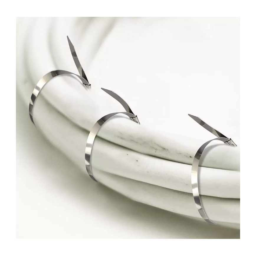 Stahlfaltbänder 4,6x250mm 100Stk Stahl