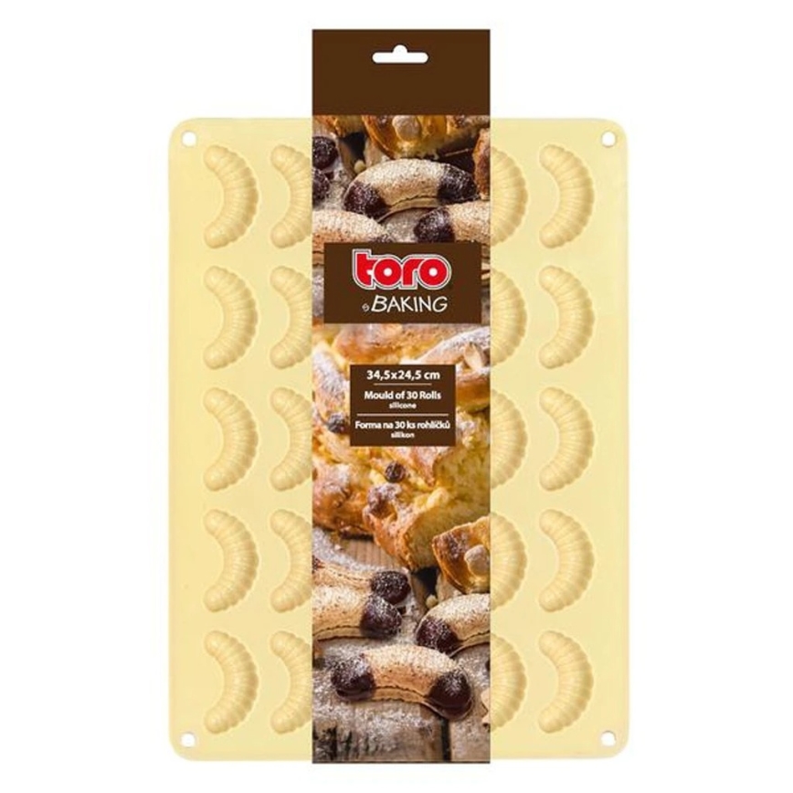 Stampo in silicone per dolci TORO, color crema