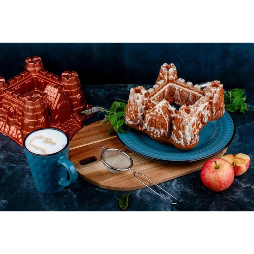 Stampo per ciambella KITCHISIMO castello/ramato