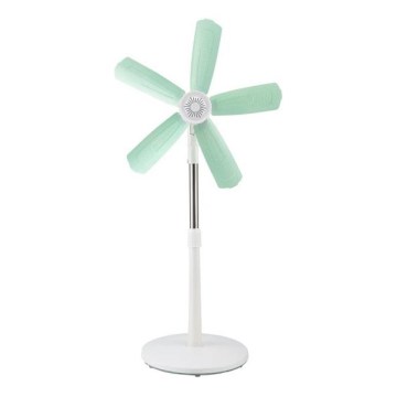Standventilator 15 W/230 V, Ø 50 cm, weiß/grün