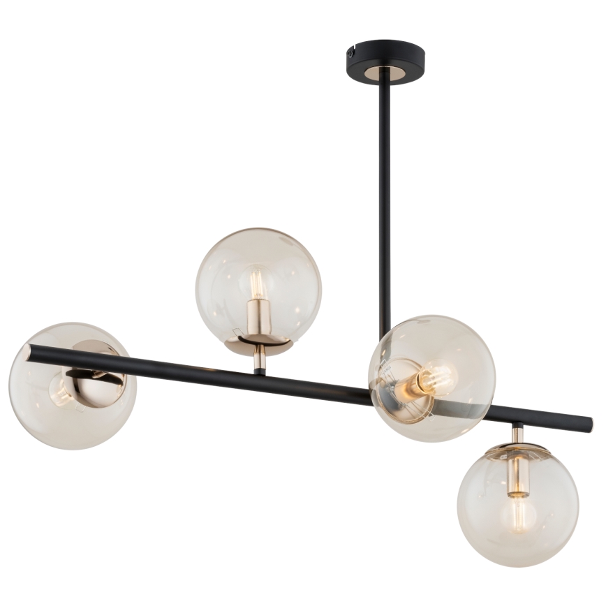 Stangen-Kronleuchter LURO 4xE14/40W/230V