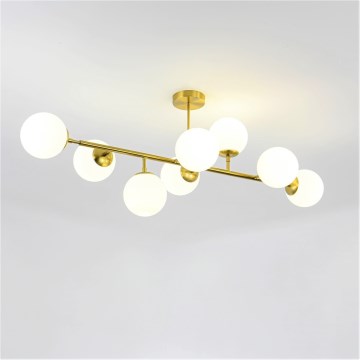 Stangen-Pendelleuchte DORADO 8xE14/40W/230V, goldfarben