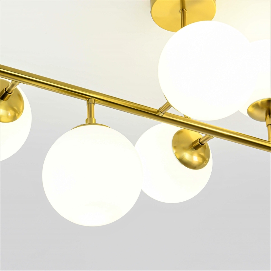 Stangen-Pendelleuchte DORADO 8xE14/40W/230V, goldfarben