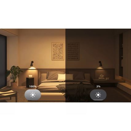 Starter-Set Philips Hue WHITE AND COLOR AMBIANCE 3xE27/8,1W 1000-20000K + Hue Bridge und Dimmer Switch