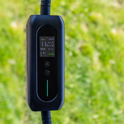 Station de recharge pour véhicules électriques Type 2 5 m 22 kW 32 A IP54 Tuya