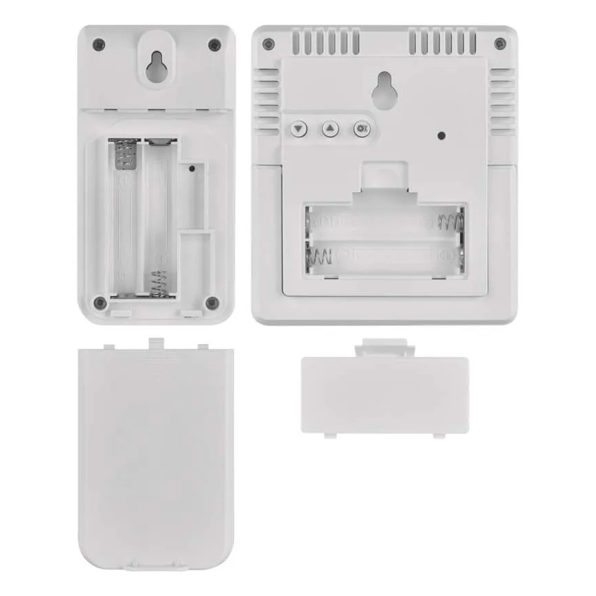 Station météo 5V 2xAAA + 2xAAA noire