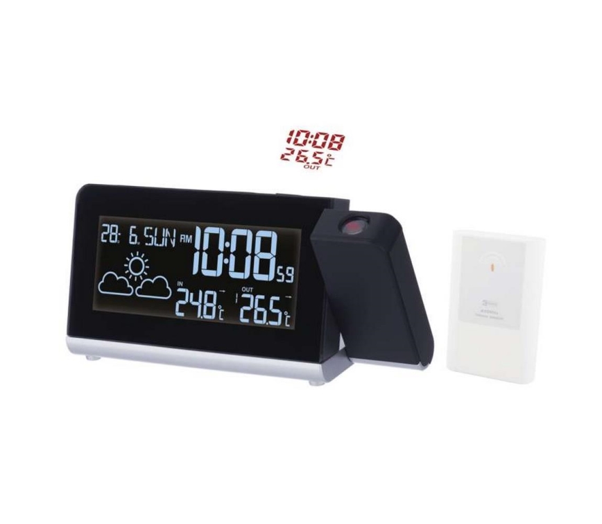 Station météo avec écran LCD 2× 1,5 V AA