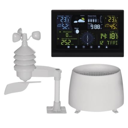 Station météo sans fil 3× 1,5 V AAA