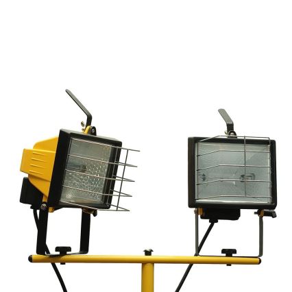 Stativ für Strahler 180 cm gelb