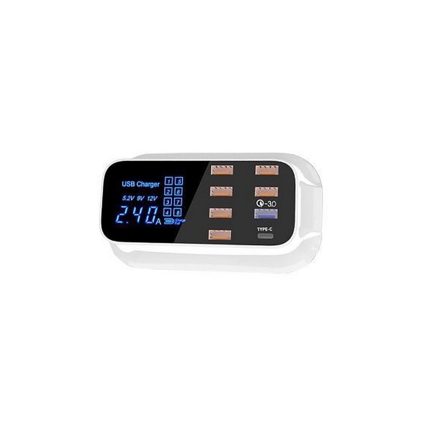 Stazione di ricarica 8xUSB 40W/230V
