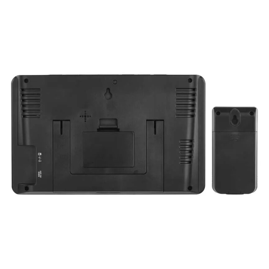 Stazione meteo con display LCD GoSmart 5/230V Wi-Fi Tuya nero