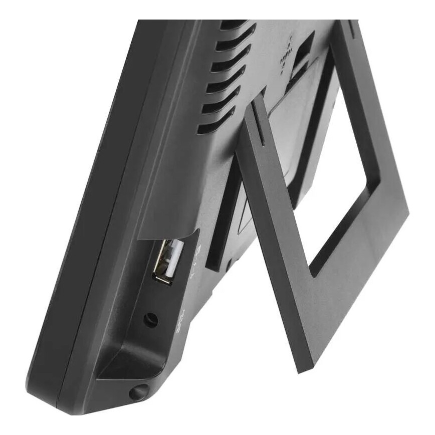 Stazione meteo con display LCD GoSmart 5/230V Wi-Fi Tuya nero